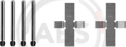 A.B.S. 0902Q - Accessory Kit for disc brake Pads www.avaruosad.ee