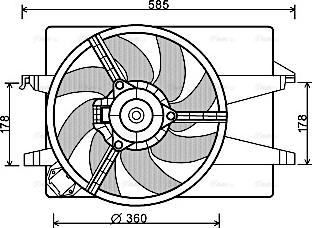 Ava Quality Cooling FD 7553 - Fan, radiator www.avaruosad.ee