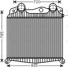 Ava Quality Cooling MN 4017 - Kompressoriõhu radiaator www.avaruosad.ee