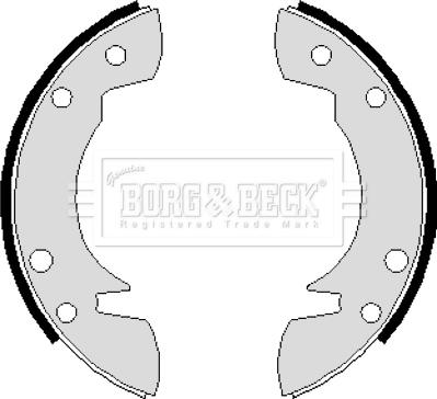 Borg & Beck BBS6106 - Brake Set, drum brakes www.avaruosad.ee