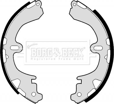 Borg & Beck BBS6249 - Brake Set, drum brakes www.avaruosad.ee
