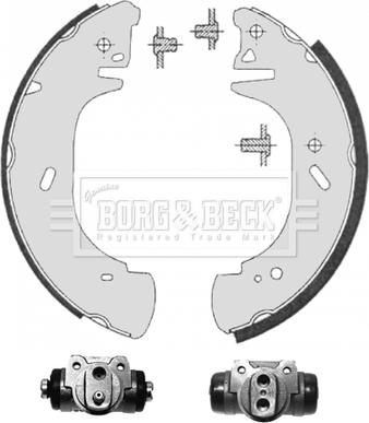 Borg & Beck BBS1121K - Brake Set, drum brakes www.avaruosad.ee