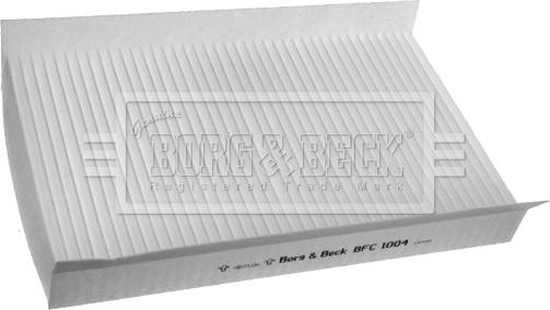 Borg & Beck BFC1004 - Filter, interior air www.avaruosad.ee