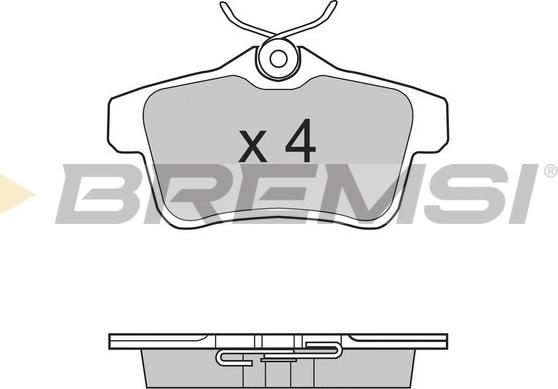 Bremsi BP3387 - Brake Pad Set, disc brake www.avaruosad.ee