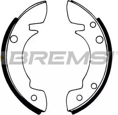 Bremsi GF0052 - Brake Set, drum brakes www.avaruosad.ee