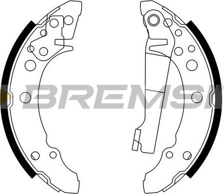 Bremsi GF0016 - Brake Set, drum brakes www.avaruosad.ee