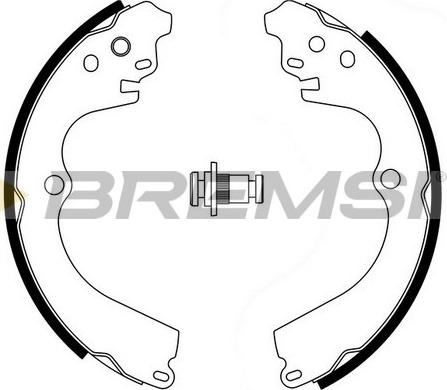 Bremsi GF0884 - Brake Set, drum brakes www.avaruosad.ee