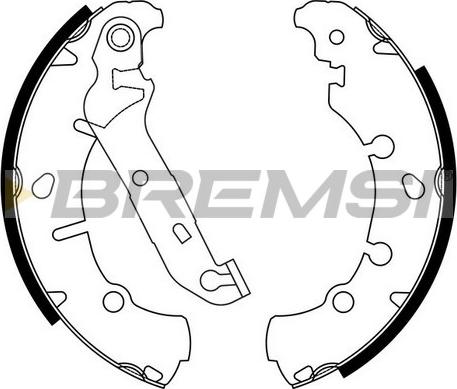 Bremsi GF0243 - Brake Set, drum brakes www.avaruosad.ee