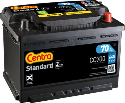 CENTRA CC700 - Starter Battery www.avaruosad.ee