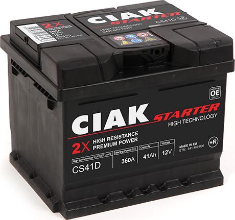 CIAKStarter CS41D - Starter Battery www.avaruosad.ee