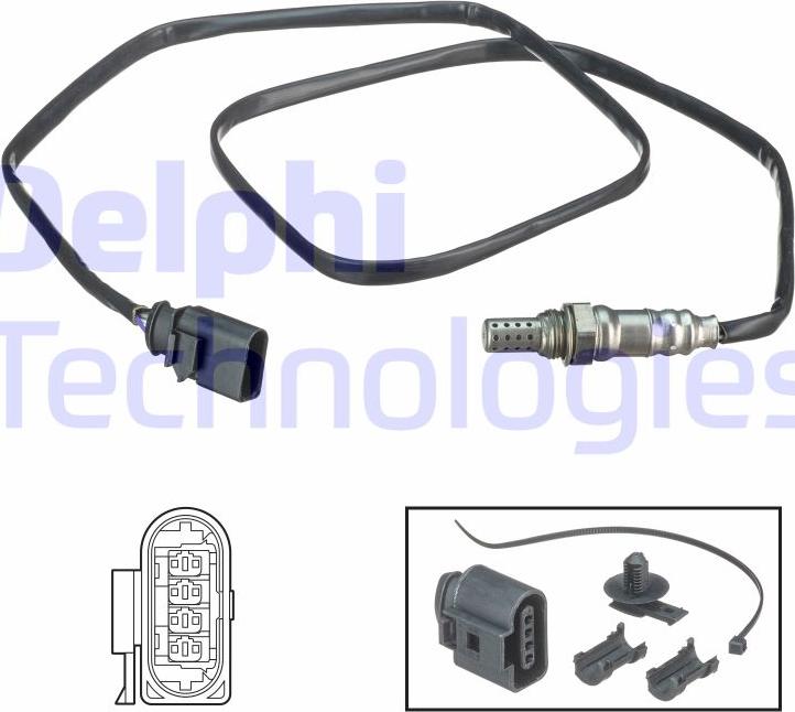 Delphi ES2052412B1 - Lambda Sensor www.avaruosad.ee