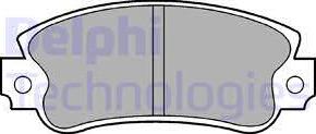 Delphi LP509 - Brake Pad Set, disc brake www.avaruosad.ee
