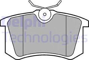 Delphi LP571 - Brake Pad Set, disc brake www.avaruosad.ee