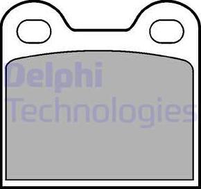 Delphi LP21 - Brake Pad Set, disc brake www.avaruosad.ee