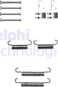 Delphi LY1333 - Accessory Kit, parking brake shoes www.avaruosad.ee