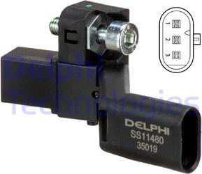 Delphi SS11480 - Sensor, crankshaft pulse www.avaruosad.ee