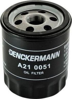 Denckermann A210051 - Oil Filter www.avaruosad.ee