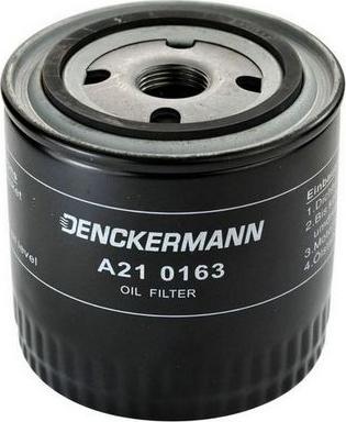 Denckermann A210163 - Eļļas filtrs www.avaruosad.ee
