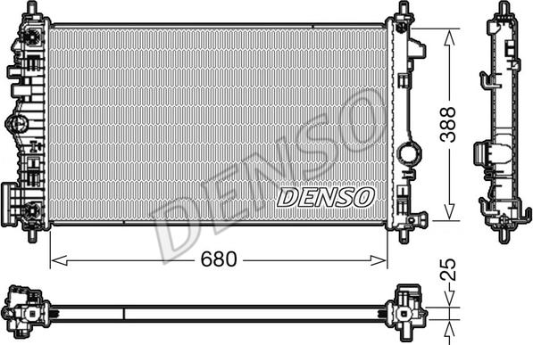 Denso DRM20108 - Radiator, engine cooling www.avaruosad.ee