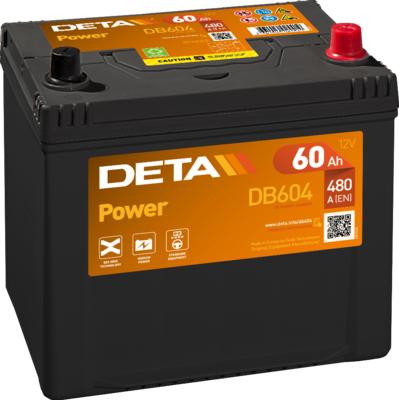 DETA DB604 - Startera akumulatoru baterija www.avaruosad.ee
