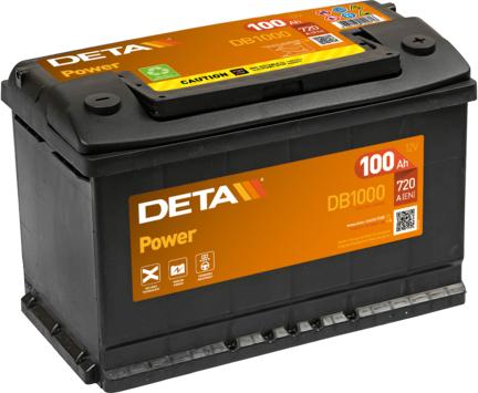 DETA DB1000 - Starter Battery www.avaruosad.ee