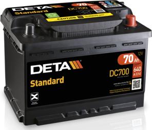 DETA DC700 - Стартерная аккумуляторная батарея, АКБ www.avaruosad.ee