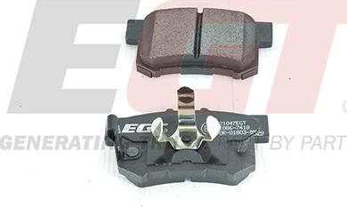 EGT 321047EGT - Brake Pad Set, disc brake www.avaruosad.ee