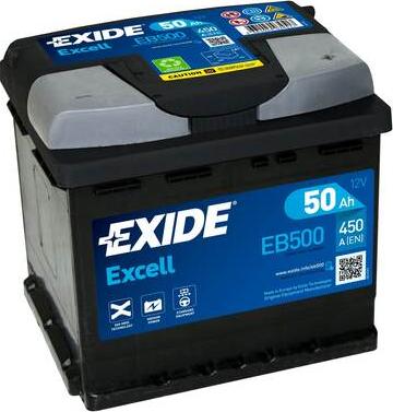 Exide EB500 - Starter Battery www.avaruosad.ee
