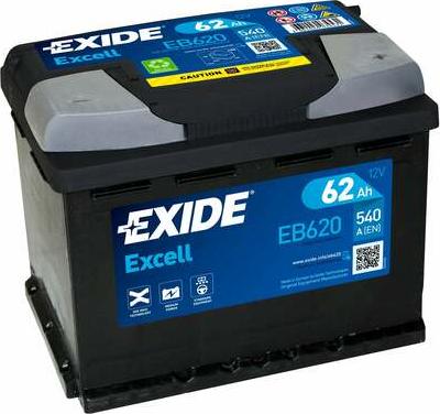 Exide EB620 - Starter Battery www.avaruosad.ee