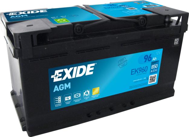 Exide EK960 - Starter Battery www.avaruosad.ee