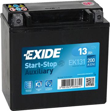 Exide EK131 - Starter Battery www.avaruosad.ee