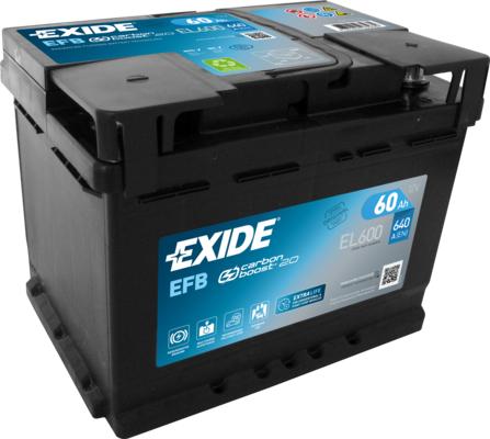 Exide EL600 - Starter Battery www.avaruosad.ee