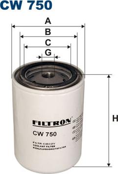 Filtron CW750 - Фильтр для охлаждающей жидкости www.avaruosad.ee