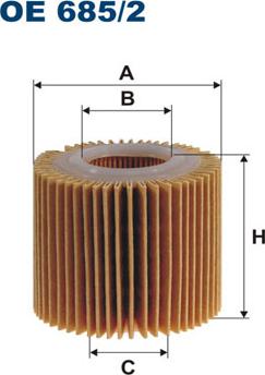 Filtron OE685/2 - Õlifilter www.avaruosad.ee