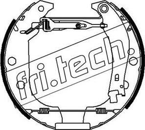 Fri.Tech. 16152 - Brake Set, drum brakes www.avaruosad.ee