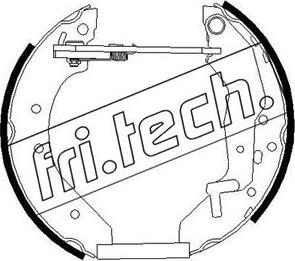 Fri.Tech. 16292 - Brake Set, drum brakes www.avaruosad.ee