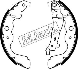Fri.Tech. 1088.240 - Brake Set, drum brakes www.avaruosad.ee