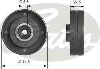 Gates T41174 - Deflection/Guide Pulley, timing belt www.avaruosad.ee