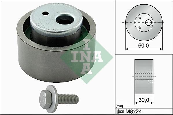 INA 531 0780 10 - Tensioner Pulley, timing belt www.avaruosad.ee