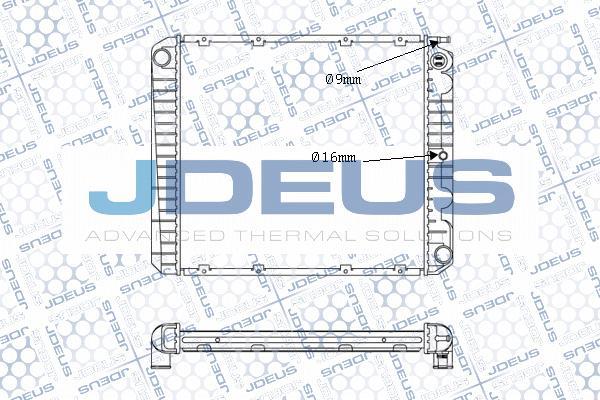 Jdeus M-0310210 - Radiators, Motora dzesēšanas sistēma www.avaruosad.ee