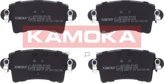Kamoka JQ1012906 - Brake Pad Set, disc brake www.avaruosad.ee