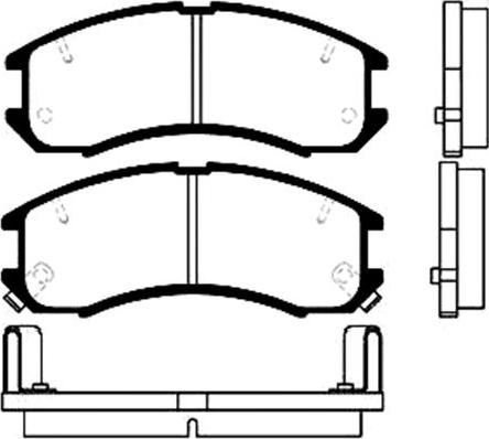 Kavo Parts BP-4516 - Brake Pad Set, disc brake www.avaruosad.ee