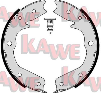 Kawe 08970 - Комплект тормозов, ручник, парковка www.avaruosad.ee