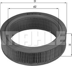 KNECHT LX 184 - Air Filter, engine www.avaruosad.ee