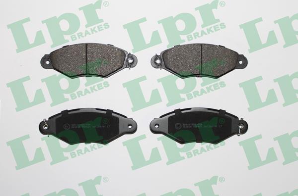 LPR 05P661 - Brake Pad Set, disc brake www.avaruosad.ee