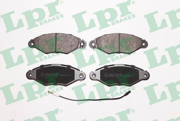 LPR 05P1106 - Brake Pad Set, disc brake www.avaruosad.ee