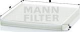Mann-Filter CU 2131 - Filter, interior air www.avaruosad.ee