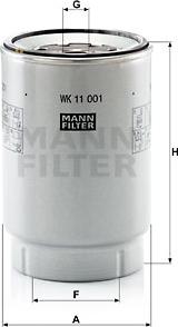 Mann-Filter WK 11 001 x - Топливный фильтр www.avaruosad.ee