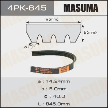 MASUMA 4PK-845 - Поликлиновые ремни (продолные рёбра) www.avaruosad.ee