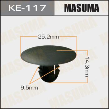 MASUMA KE-117 - Clip, trim/protective strip www.avaruosad.ee